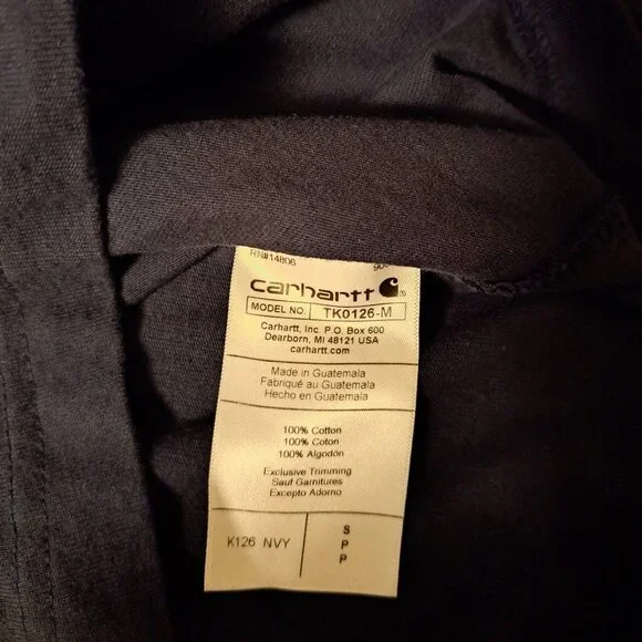 Carhartt Loose Fit Long-Sleeve Pocket T-Shirt - Picture 8 of 8